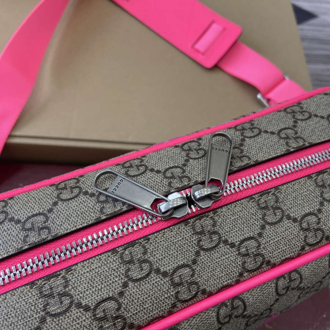 Gucci 839380 Medium Crossbody Bag With Print Bright pink - Default Title - View 4