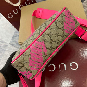 Gucci 839380 Medium Crossbody Bag With Print Bright pink - Default Title - View 8