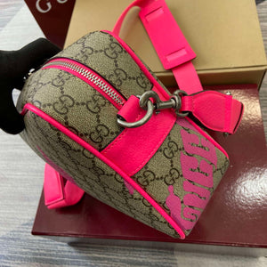 Gucci 839380 Medium Crossbody Bag With Print Bright pink - Default Title - View 9