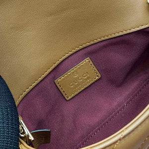 Gucci 841290 GG Marmont Mini Shoulder Bag Brown - Default Title - View 9