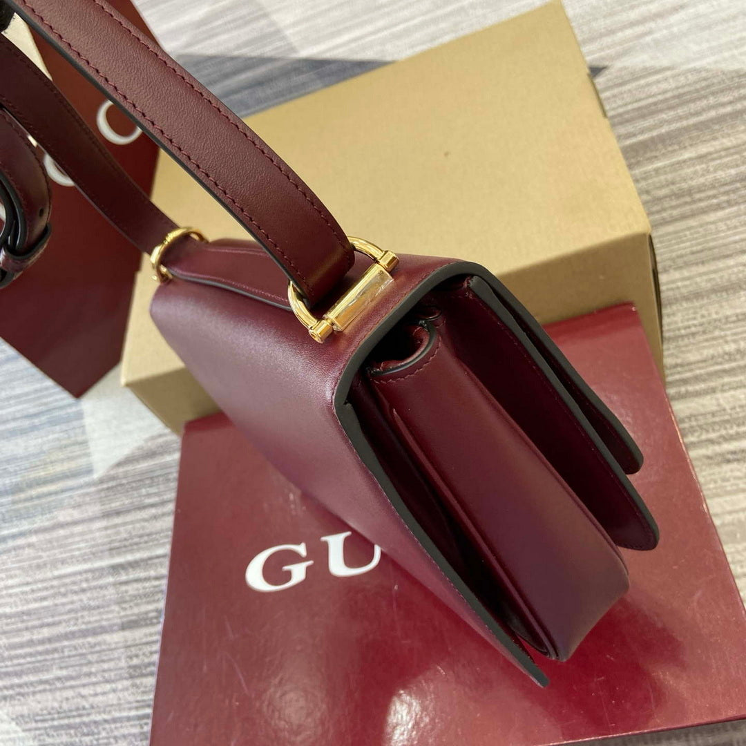 Gucci 846705 Gucci Siena Small Shoulder Bag Ancora red