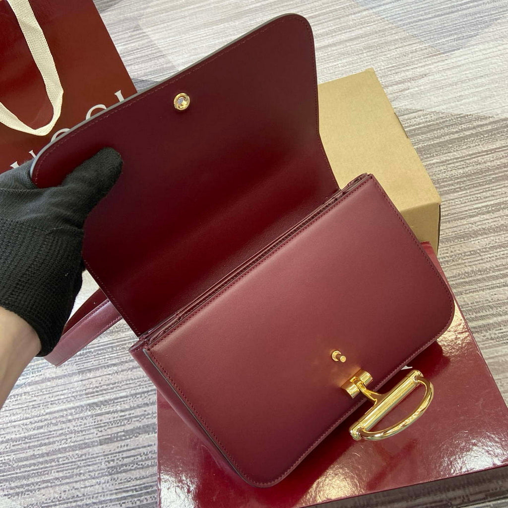 Gucci 846705 Gucci Siena Small Shoulder Bag Ancora red