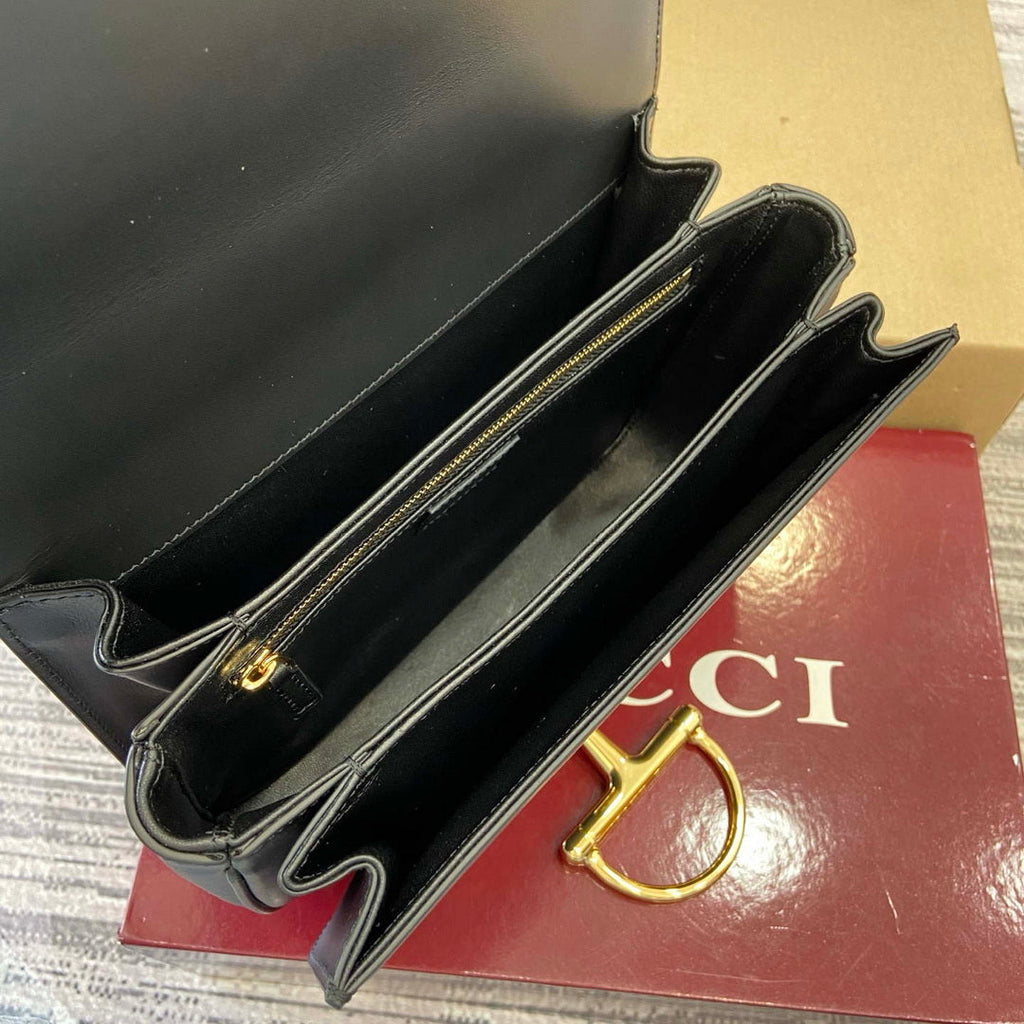 Gucci 846705 Gucci Siena Small Shoulder Bag Black