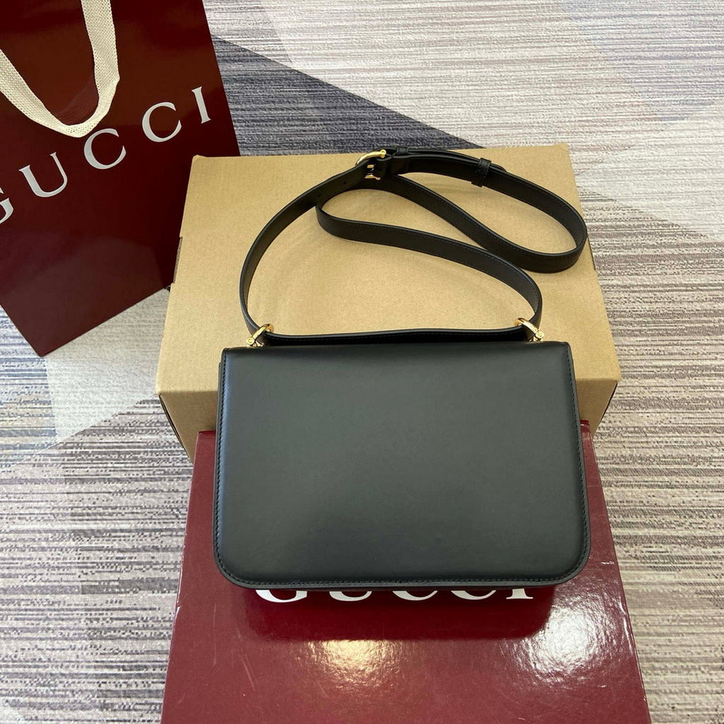 Gucci 846705 Gucci Siena Small Shoulder Bag Black