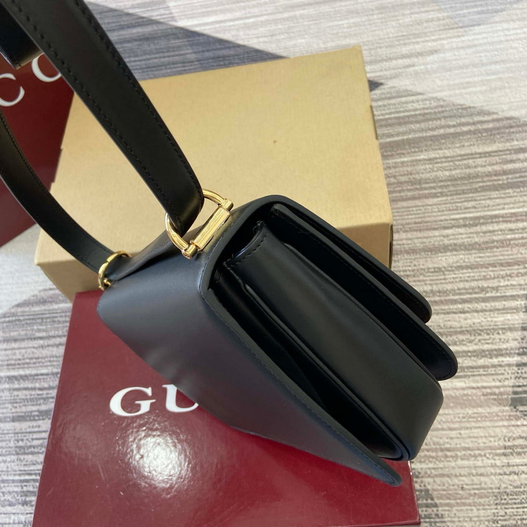 Gucci 846705 Gucci Siena Small Shoulder Bag Black