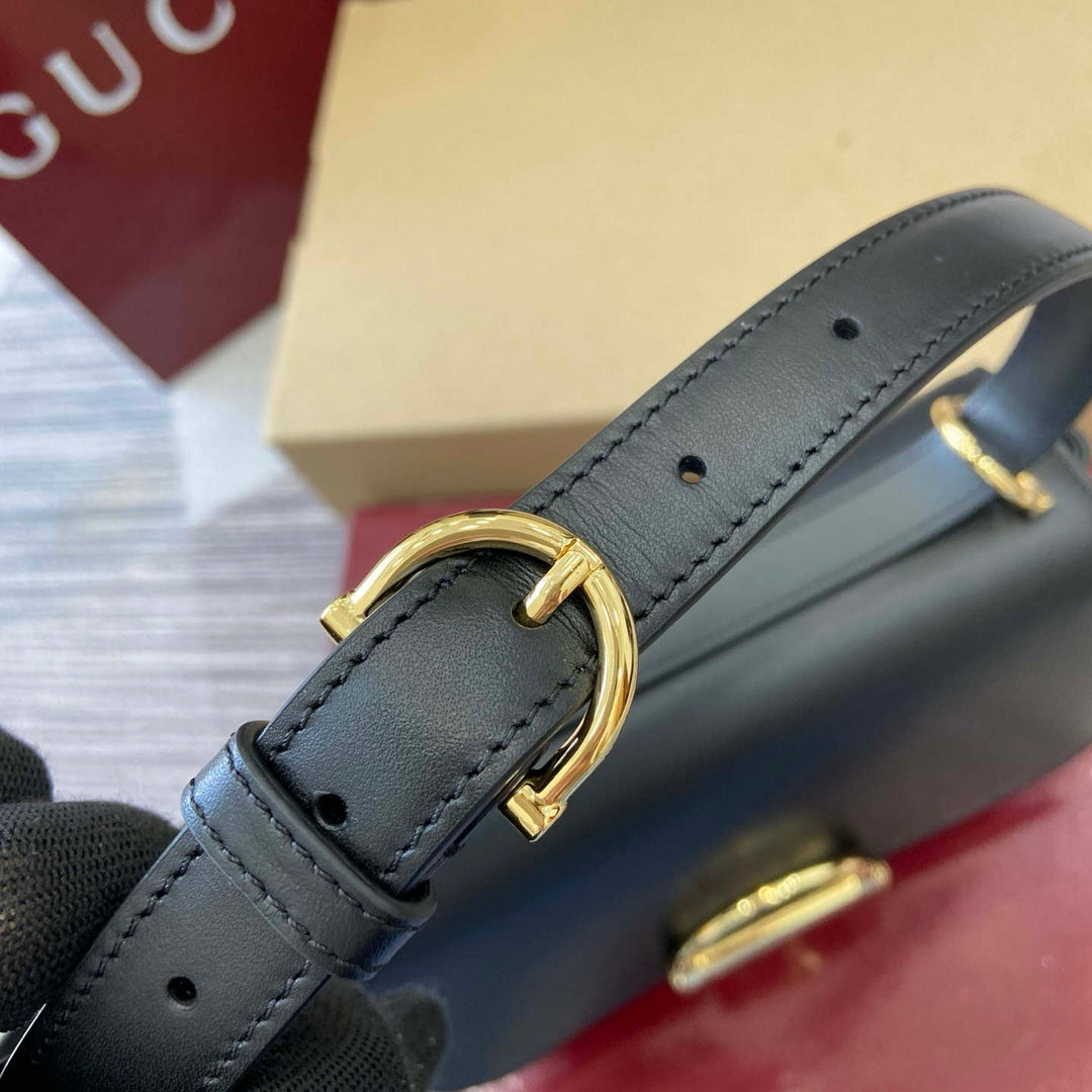 Gucci 846705 Gucci Siena Small Shoulder Bag Black