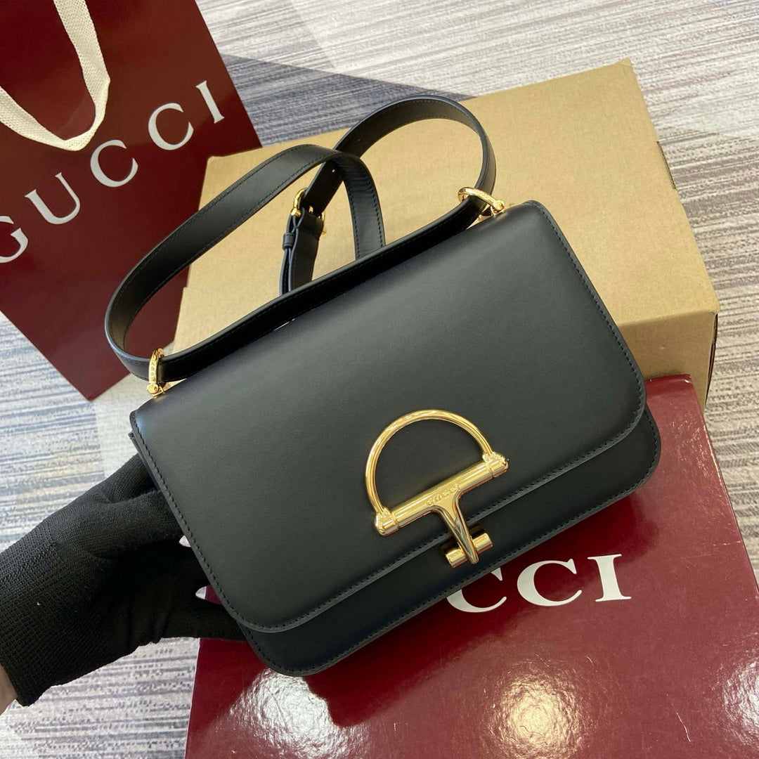 Gucci 846705 Gucci Siena Small Shoulder Bag Black