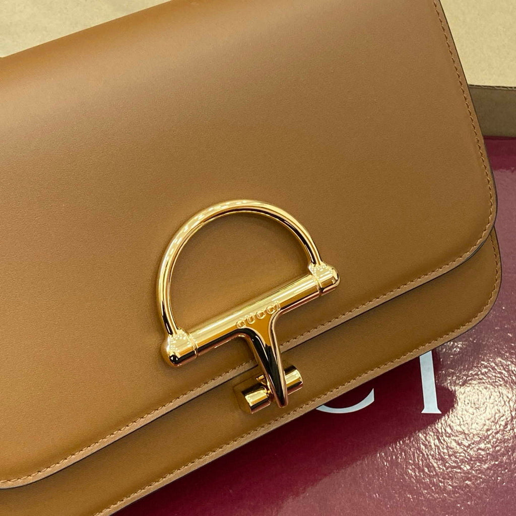 Gucci 846705 Gucci Siena Small Shoulder Bag Brown