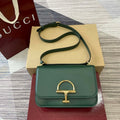 Gucci 846705 Gucci Siena Small Shoulder Bag Green