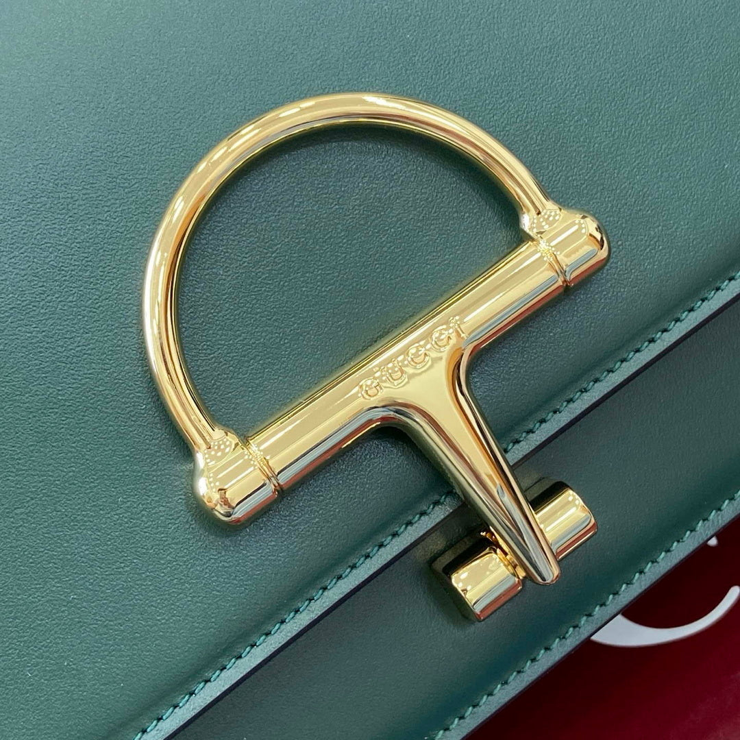 Gucci 846705 Gucci Siena Small Shoulder Bag Green