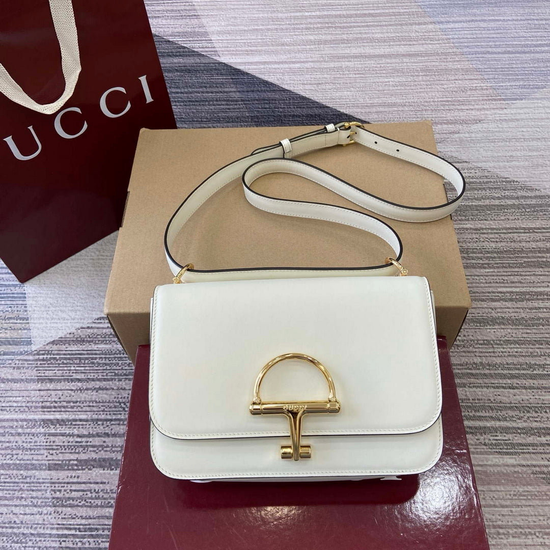 Gucci 846705 Gucci Siena Small Shoulder Bag Ivory
