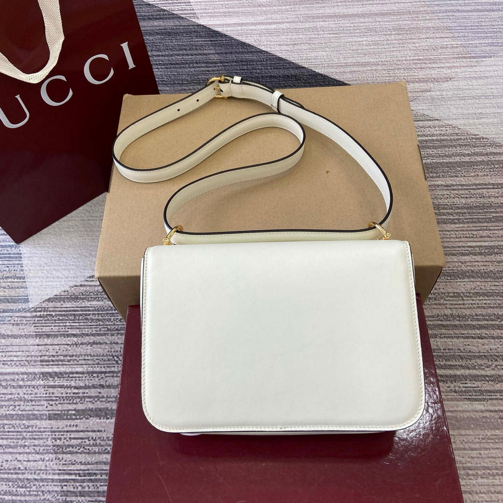 Gucci 846705 Gucci Siena Small Shoulder Bag Ivory