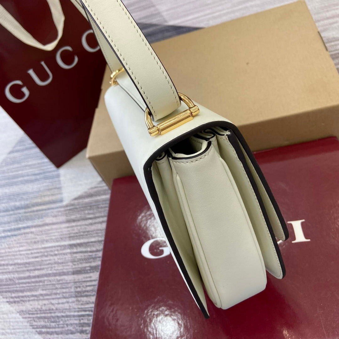 Gucci 846705 Gucci Siena Small Shoulder Bag Ivory