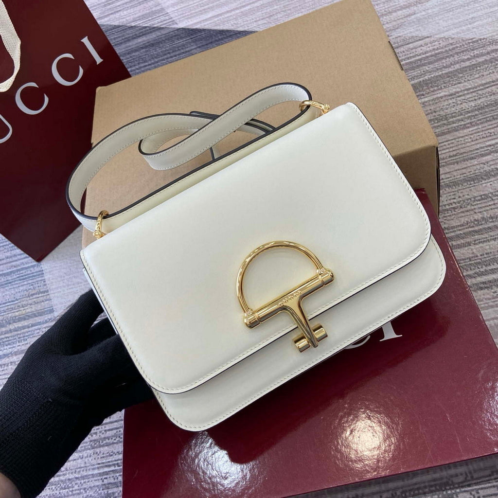 Gucci 846705 Gucci Siena Small Shoulder Bag Ivory