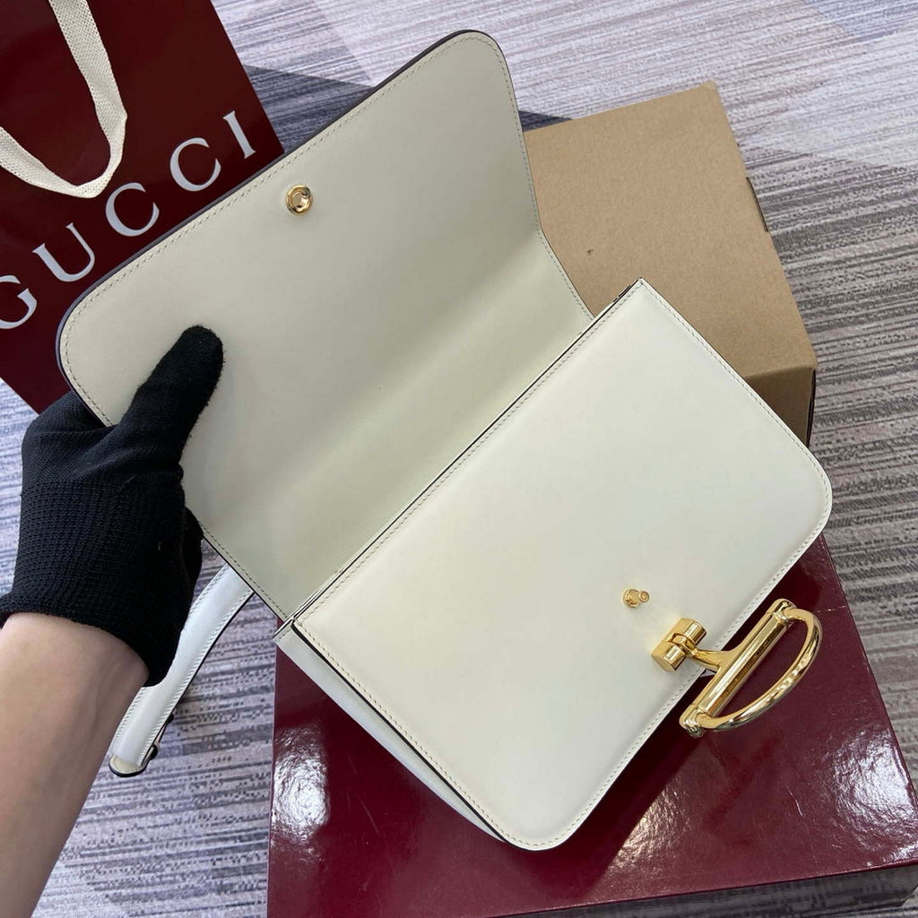 Gucci 846705 Gucci Siena Small Shoulder Bag Ivory
