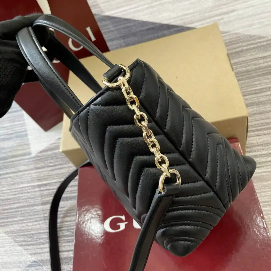 Gucci 847386 Gucci Betty mini tote bag Black