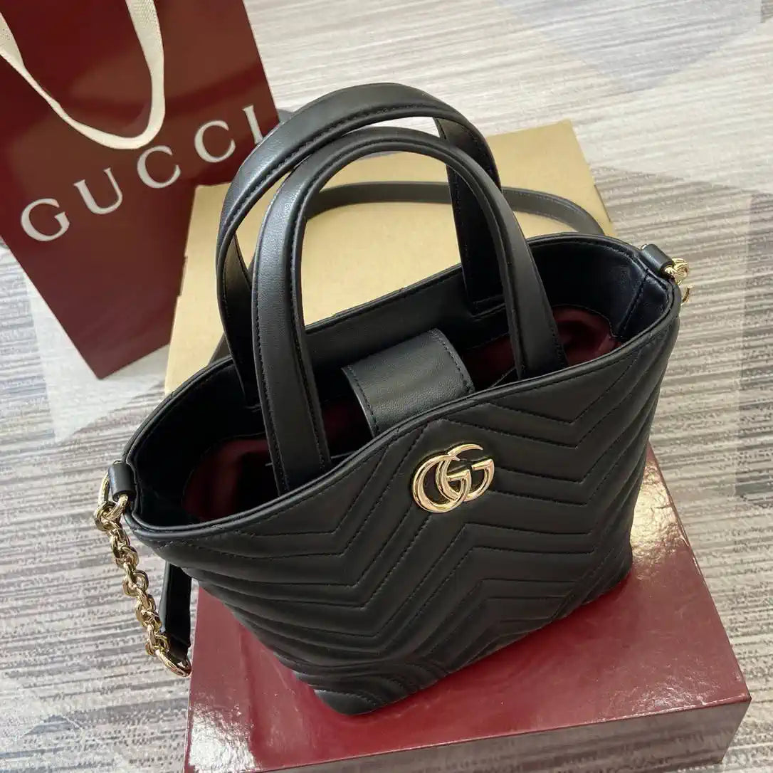 Gucci 847386 Gucci Betty mini tote bag Black