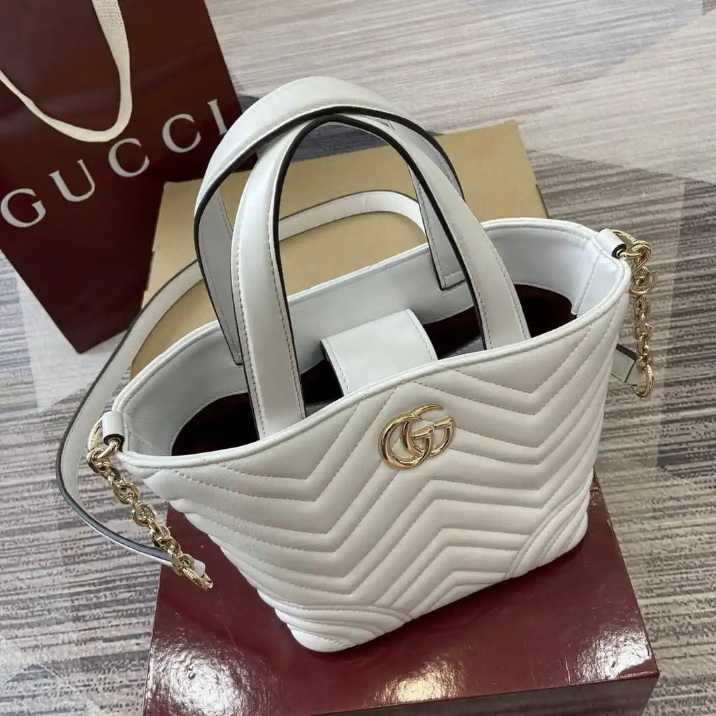 Gucci 847386 Gucci Betty mini tote bag White