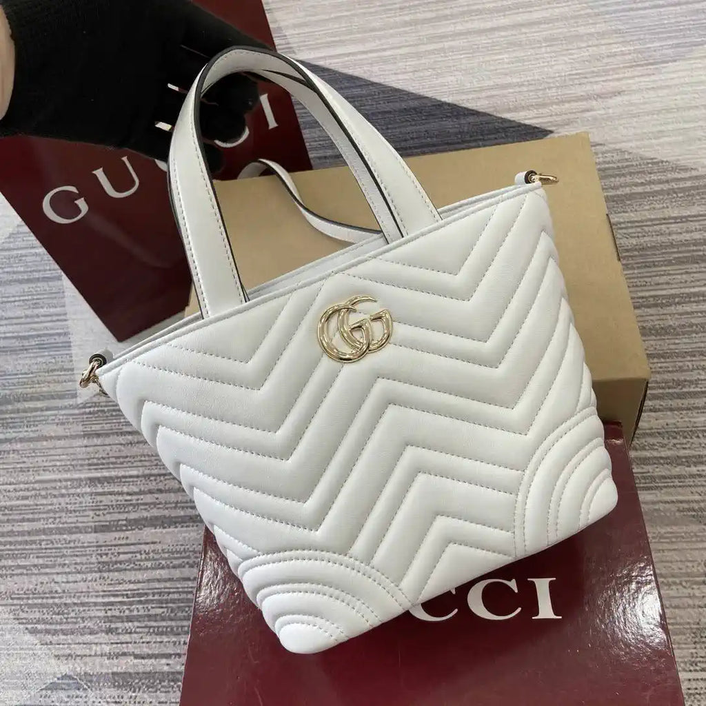 Gucci 847386 Gucci Betty mini tote bag White