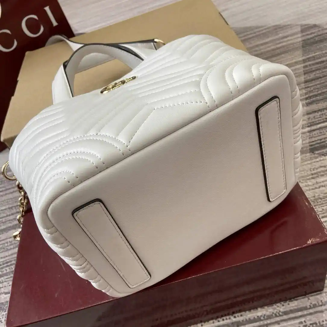 Gucci 847386 Gucci Betty mini tote bag White