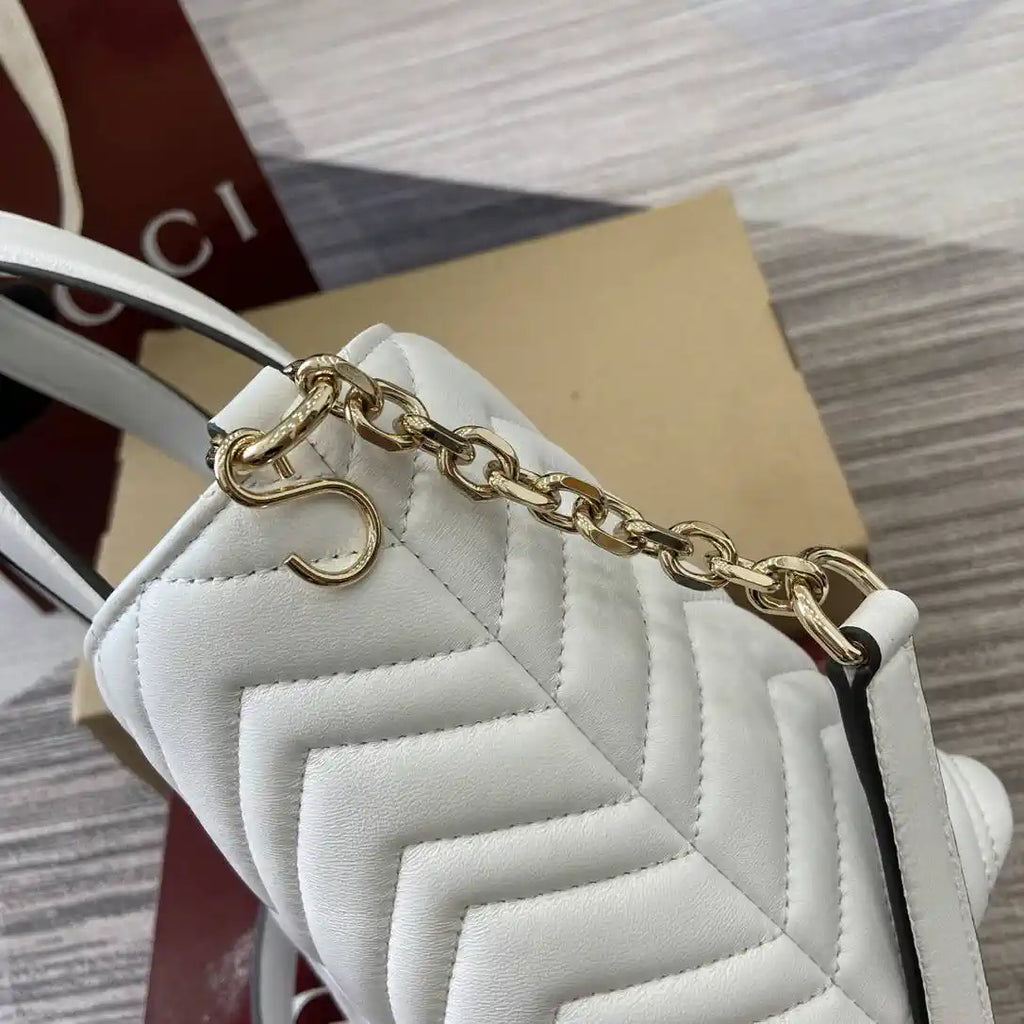 Gucci 847386 Gucci Betty mini tote bag White
