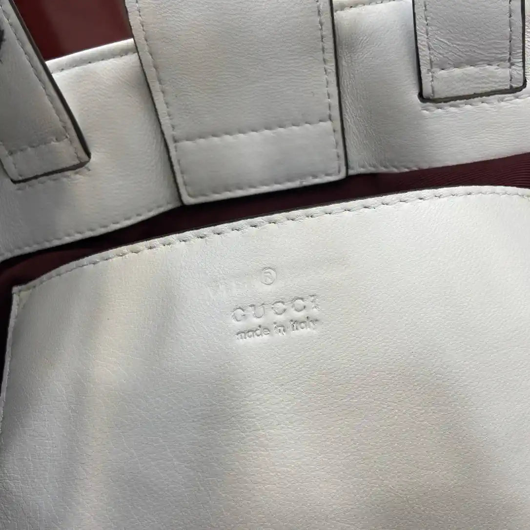 Gucci 847386 Gucci Betty mini tote bag White