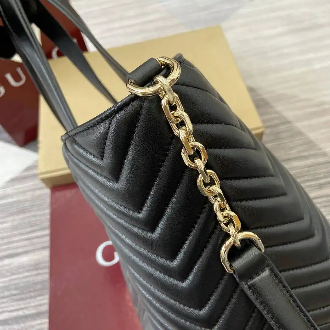 Gucci 847387 Gucci Betty medium tote bag Black
