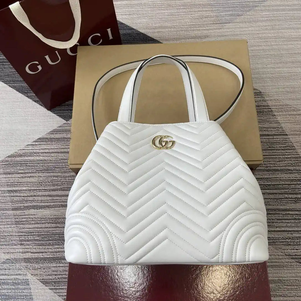 Gucci 847387 Gucci Betty medium tote bag White
