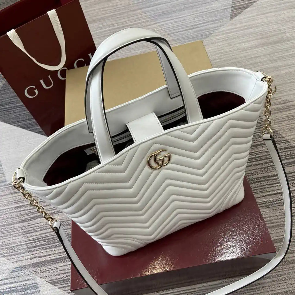 Gucci 847387 Gucci Betty medium tote bag White