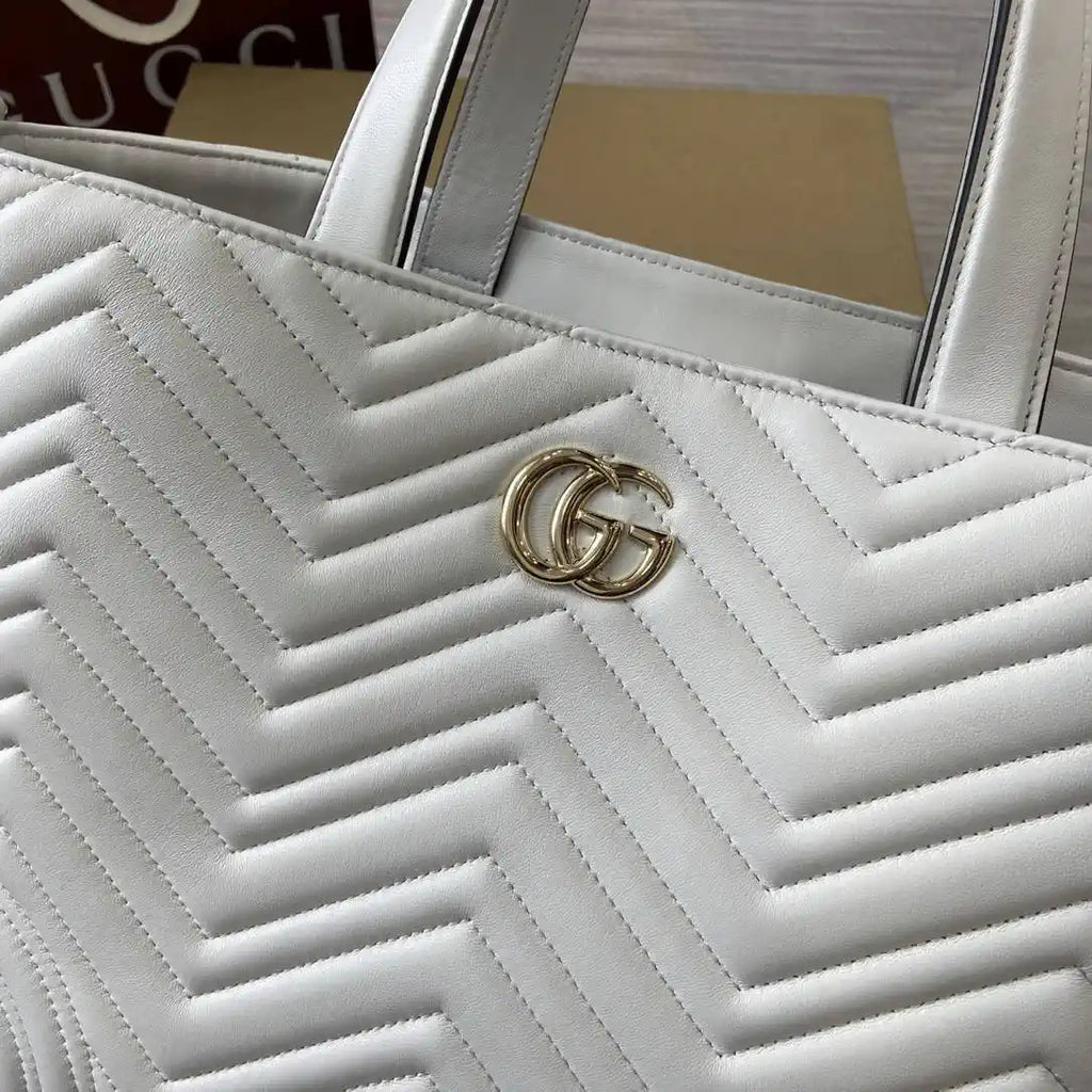 Gucci 847387 Gucci Betty medium tote bag White