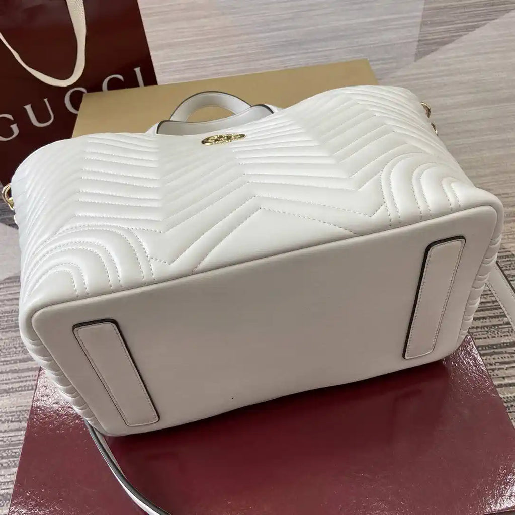 Gucci 847387 Gucci Betty medium tote bag White