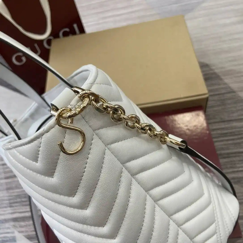 Gucci 847387 Gucci Betty medium tote bag White