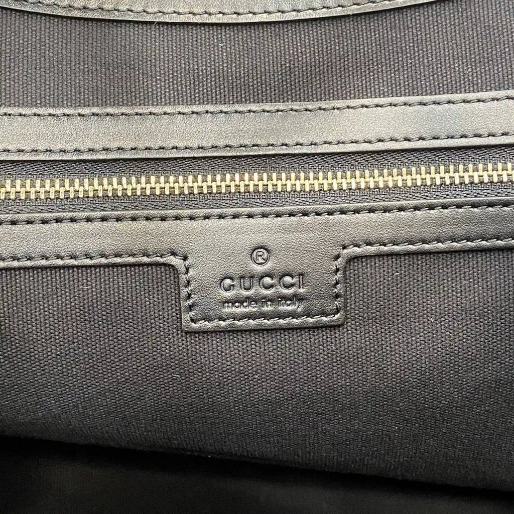 Gucci 847455 GG Emblem Large tote bag Black