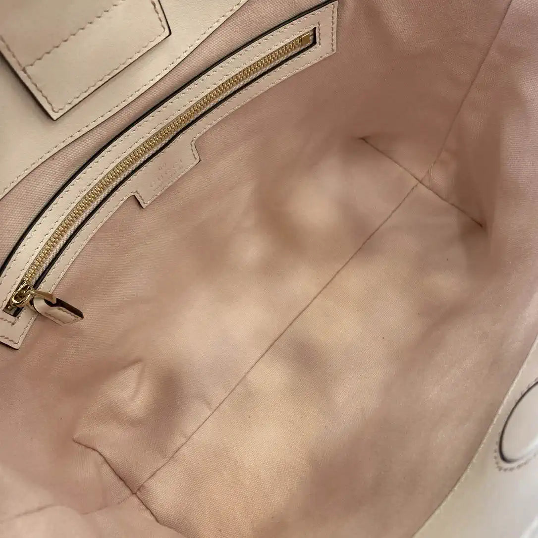 Gucci 847456 GG Emblem medium tote bag Light Pink GG leather