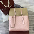 Gucci 847456 GG Emblem medium tote bag Pink