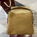 Gucci 850546 Gucci Beatrix Large Tote Bag Brown suede