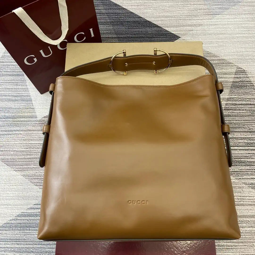 Gucci 850546 Gucci Beatrix Large Tote Bag Brown