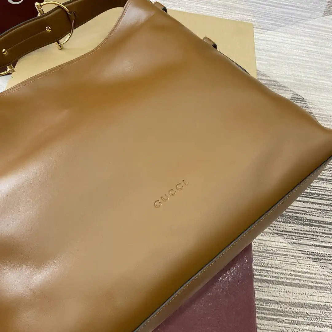 Gucci 850546 Gucci Beatrix Large Tote Bag Brown