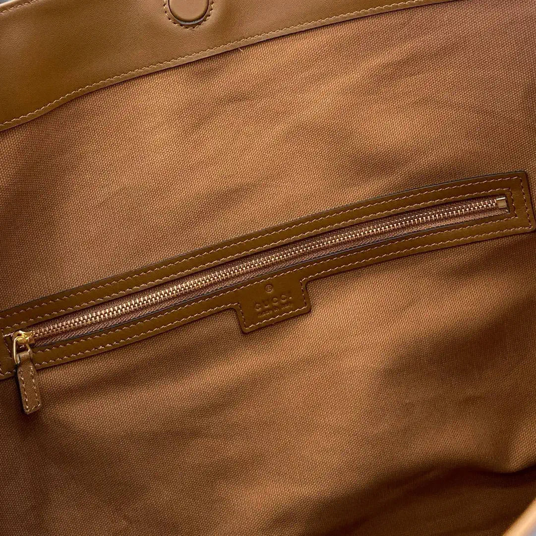 Gucci 850546 Gucci Beatrix Large Tote Bag Brown