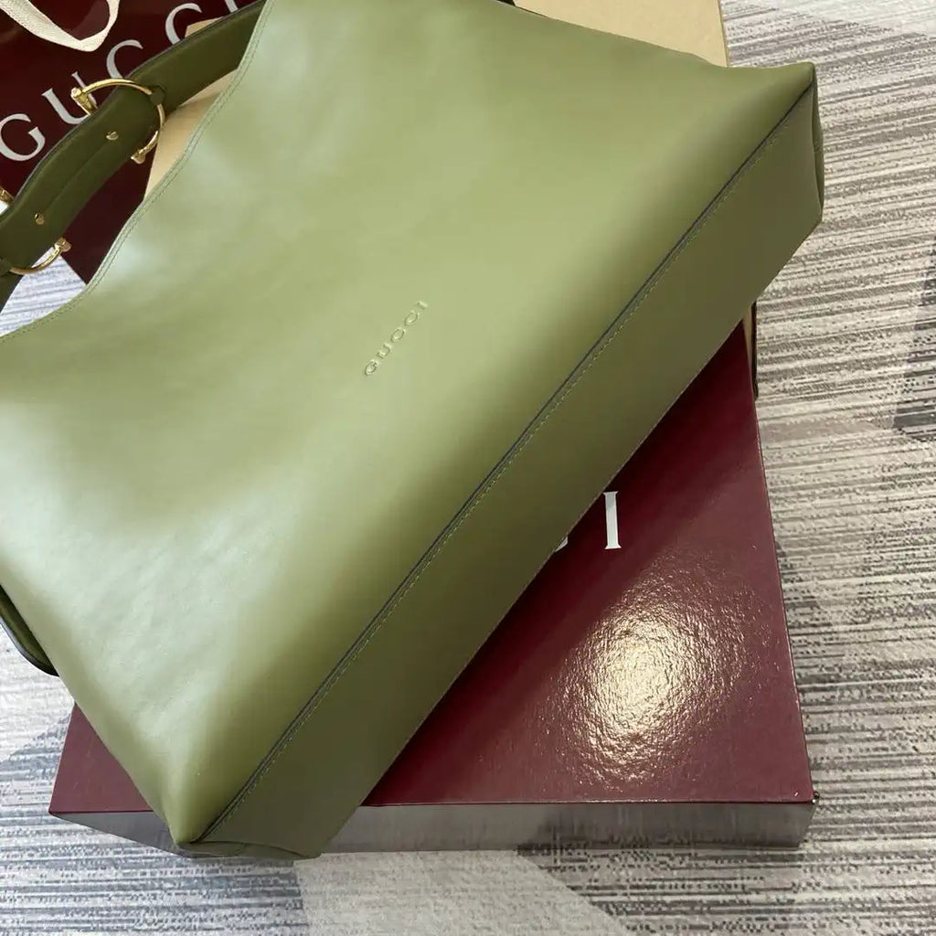Gucci 850546 Gucci Beatrix Large Tote Bag Green