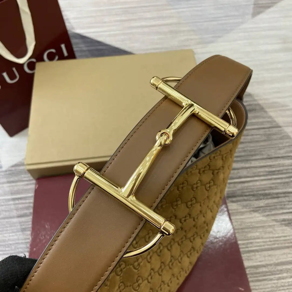 Gucci 850926 Gucci Beatrix Medium Tote Bag Brown Suede