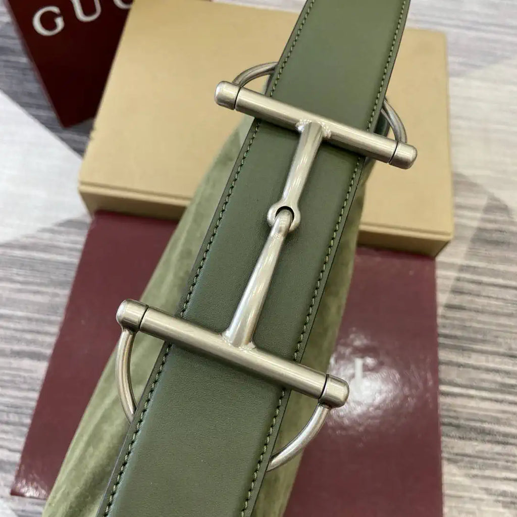 Gucci 850926 Gucci Beatrix Medium Tote Bag Green Suede