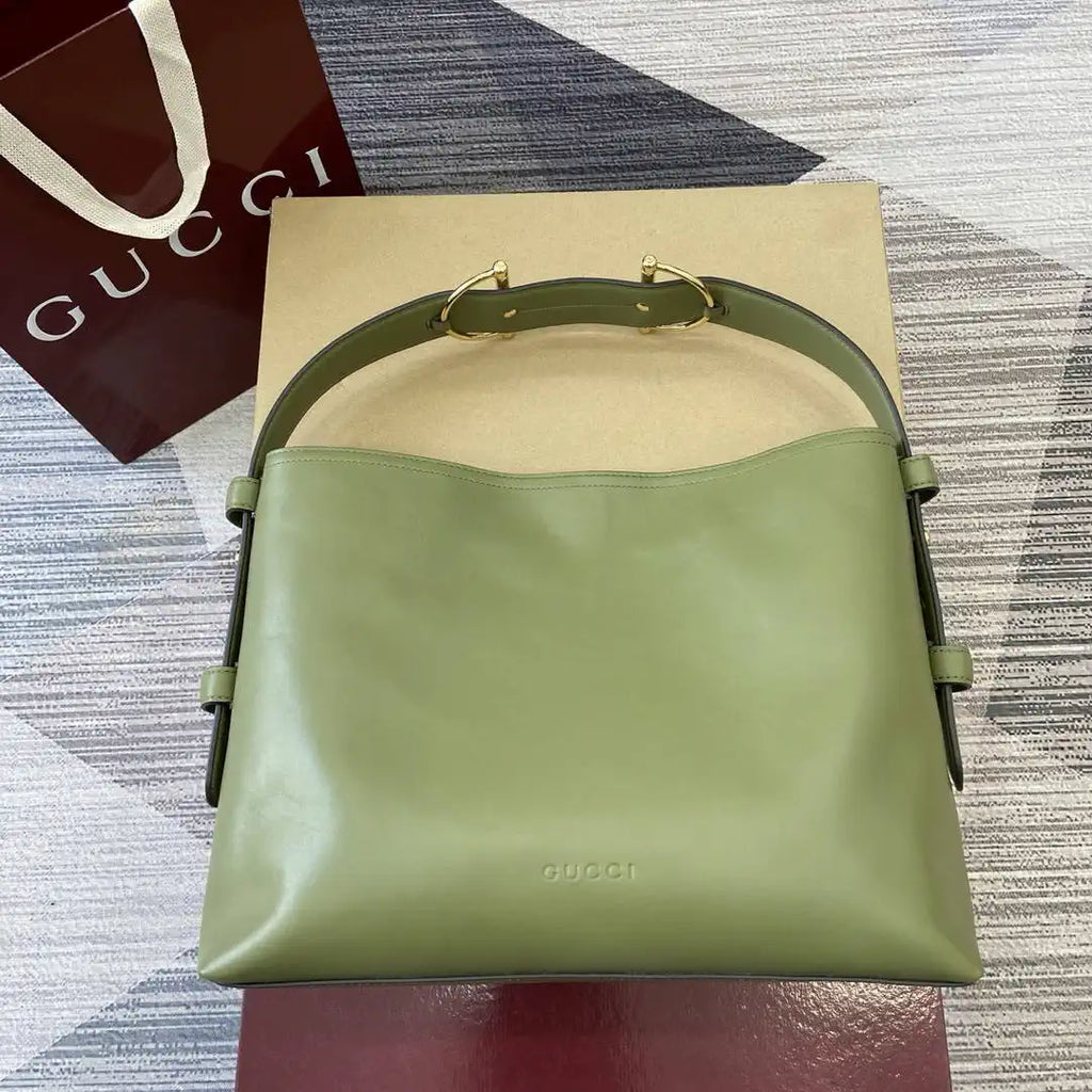 Gucci 850926 Gucci Beatrix Medium Tote Bag Green