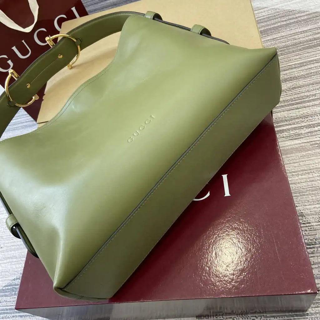Gucci 850926 Gucci Beatrix Medium Tote Bag Green