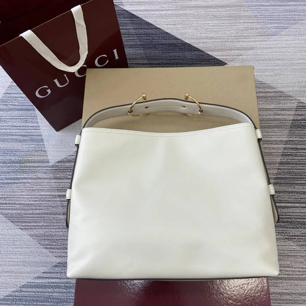 Gucci 850926 Gucci Beatrix Medium Tote Bag White