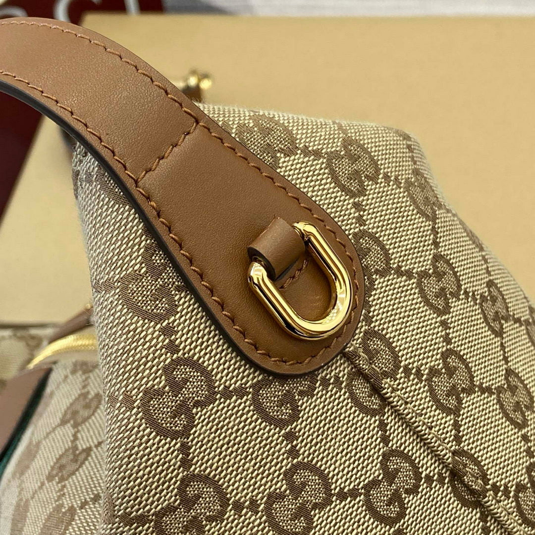 Gucci 857799 Gucci Vanity Medium Top Handle Bag Brown