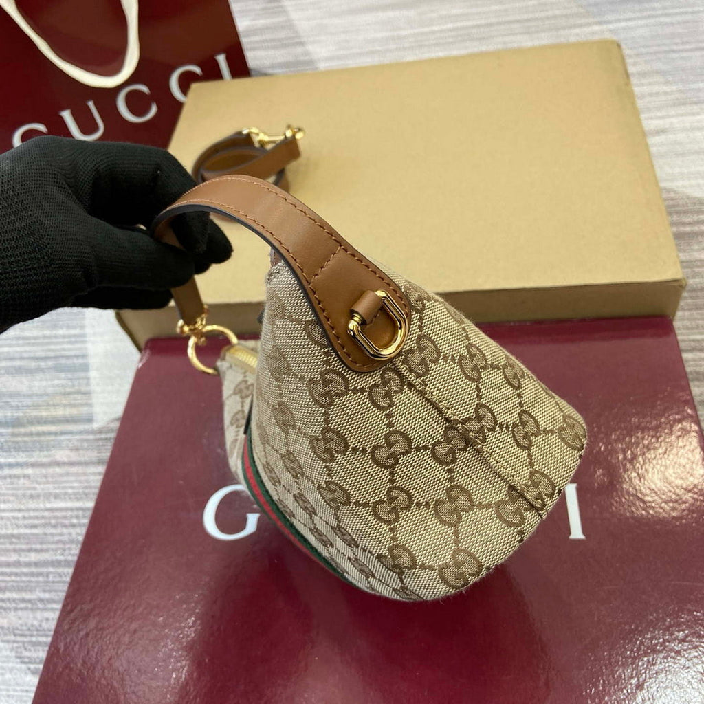 Gucci 861775 Gucci Vanity Mini Bag Brown