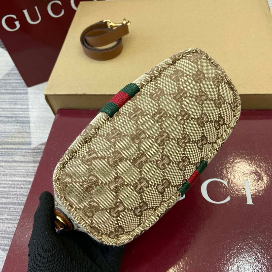 Gucci 861775 Gucci Vanity Mini Bag Brown
