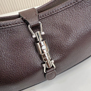 Gucci 863137 Jackie Slim Medium Shoulder Bag Dark Brown - Default Title - View 10