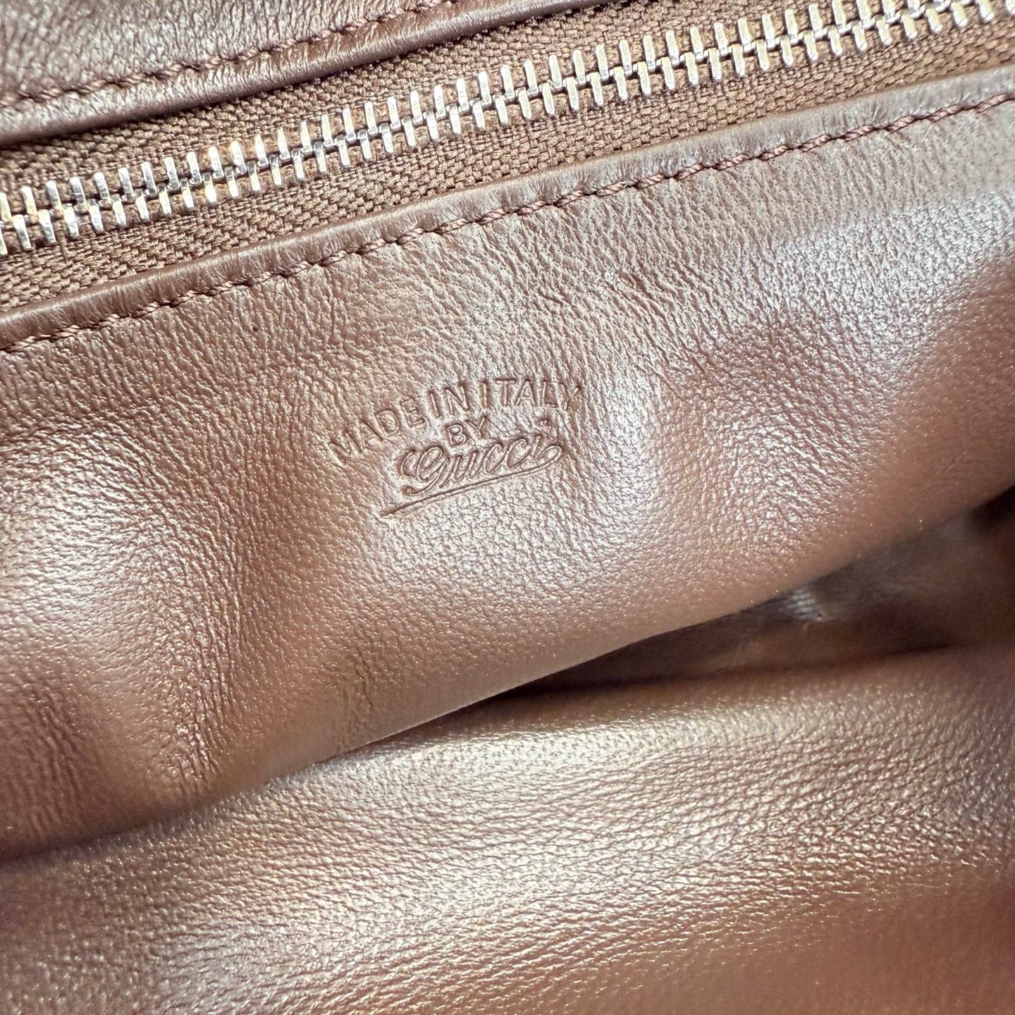 Gucci 863137 Jackie Slim Medium Shoulder Bag Dark Brown